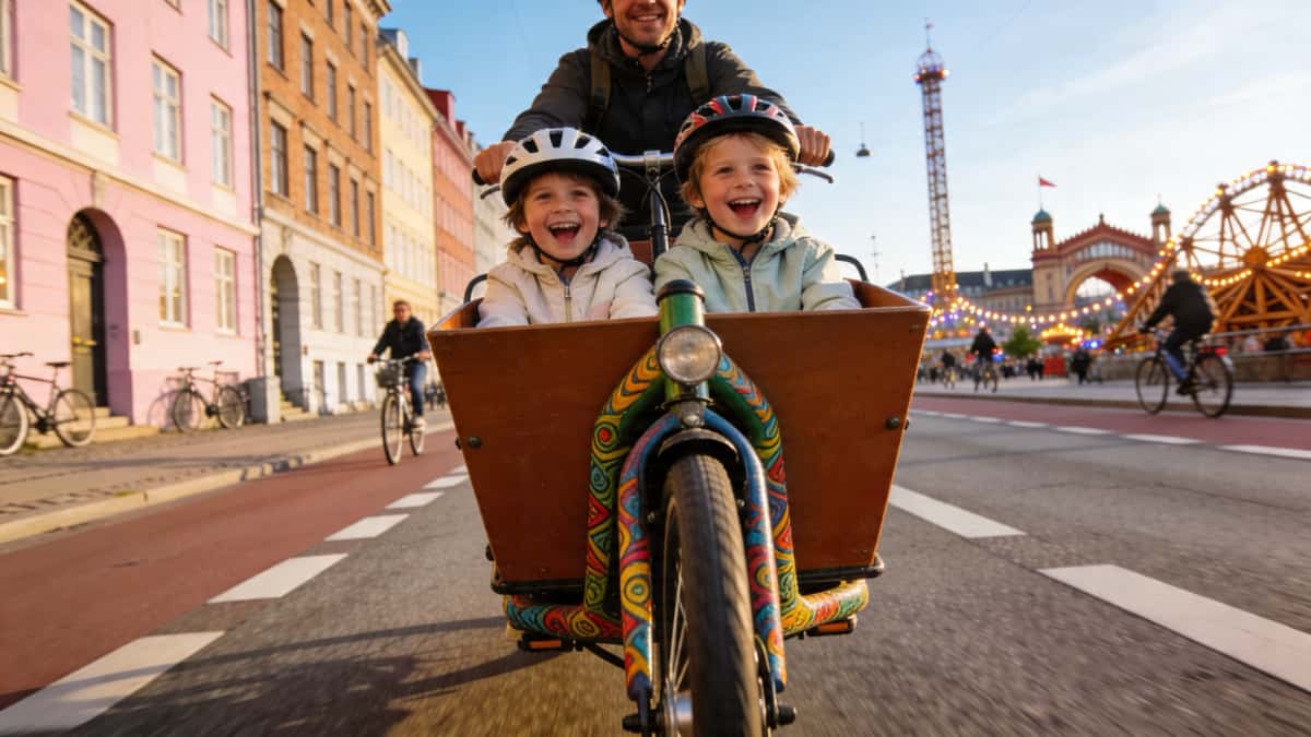 copenhague avec des enfants, 4 jours en famille entre vélos-cargos et Tivoli
