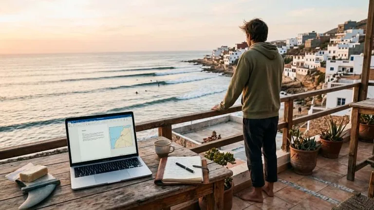 Surf au Maroc en hiver entre Taghazout et Imsouane