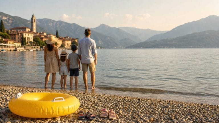 Une semaine aux lacs italiens avec enfants